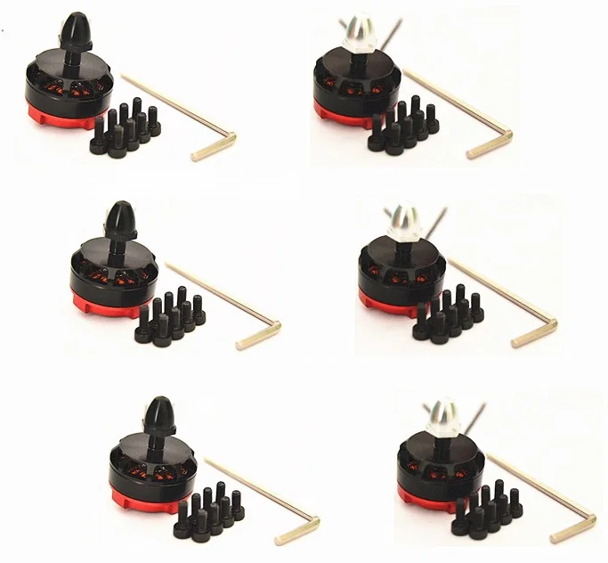 

6 pcs RS2205 2300KV 2205 CW/CCW Do Motor Brushless para Multicopter FPV QAV250 QAV-R 220 Quad Motor