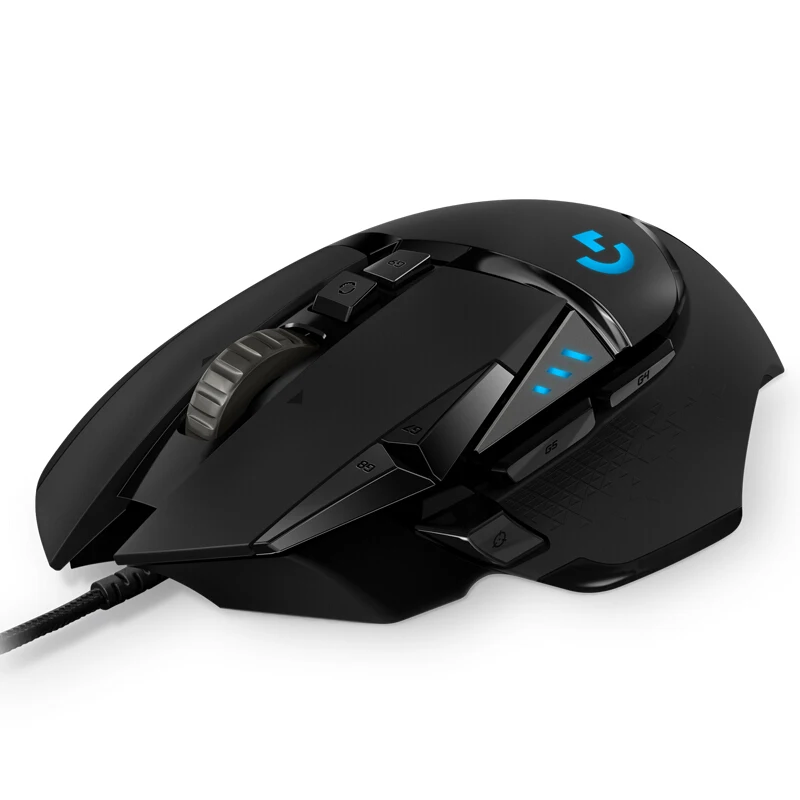 Оригинальная игровая мышь logitech G502 hero высокой производительности с двигателем 16000
