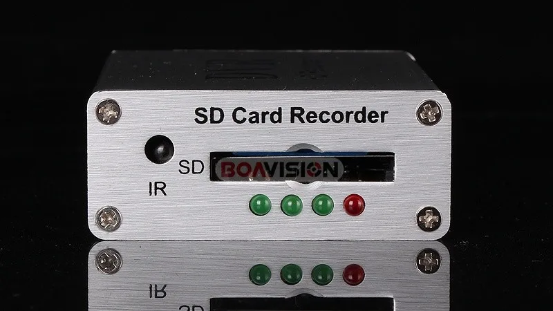 Xbox 1Ch Мини DVR HD супер смарт Dgital видео регистратор Плата Поддержка SD карты макс 32 Гб RS232 модная форма цвет серебристый