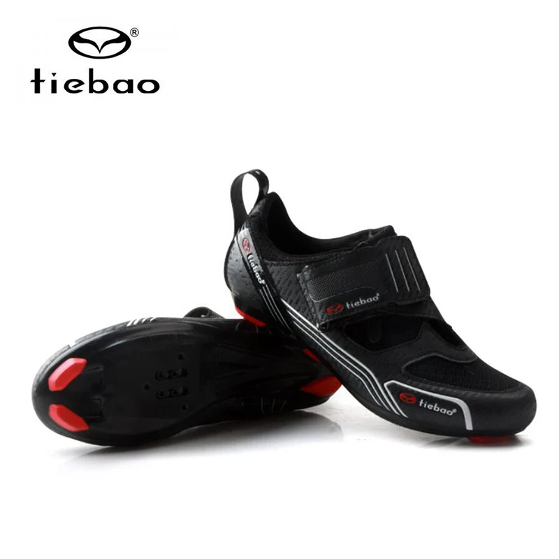 Tiebao/Обувь для триатлона, шоссейного велоспорта; коллекция года; Мужская и женская обувь; sapatilha ciclismo; самозакрывающиеся дышащие уличные гоночные кроссовки суперзвезды