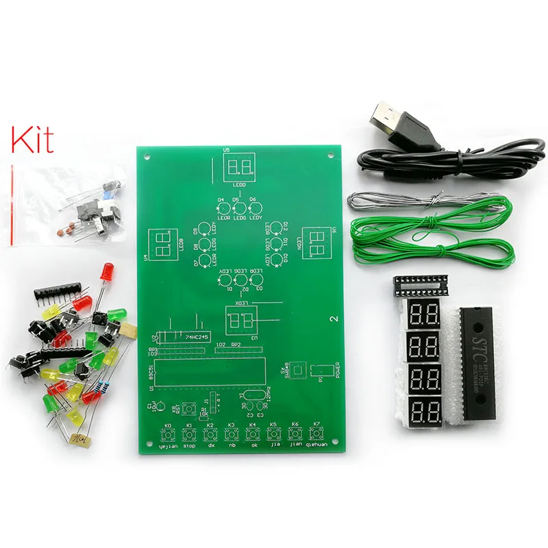 CIRMECH 51 SCM дорожный светильник DIY kit Интеллектуальный аналоговый дорожный светильник s обучающий эксперимент части игры