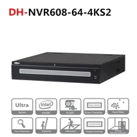 dahua 64 channel ultra 4k h 265 network video recorder dh nvr608 64 4ks2 with dh logo 8 sata ports 2 hdmi display 12mp