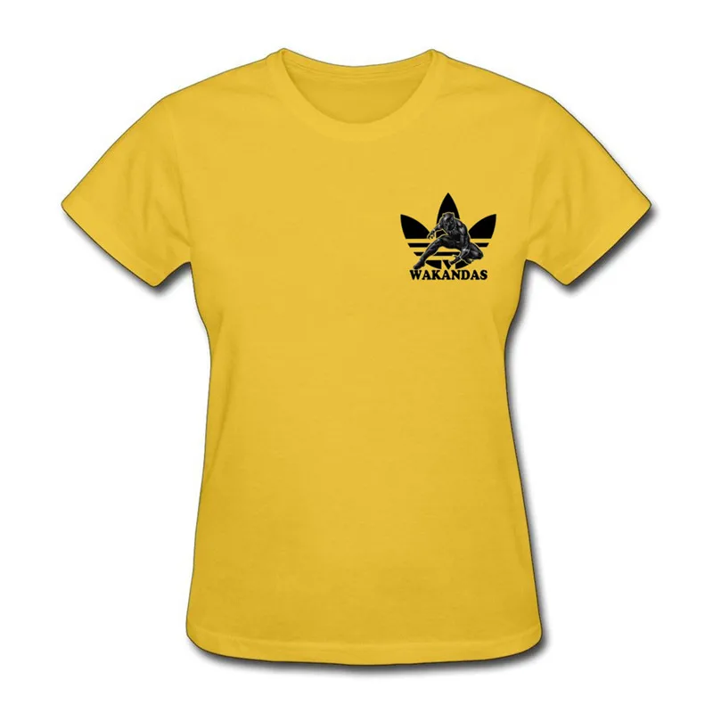 Дропшиппинг Черная пантера футболка Для женщин wakandas уличная camiseta Фитнес Костюмы