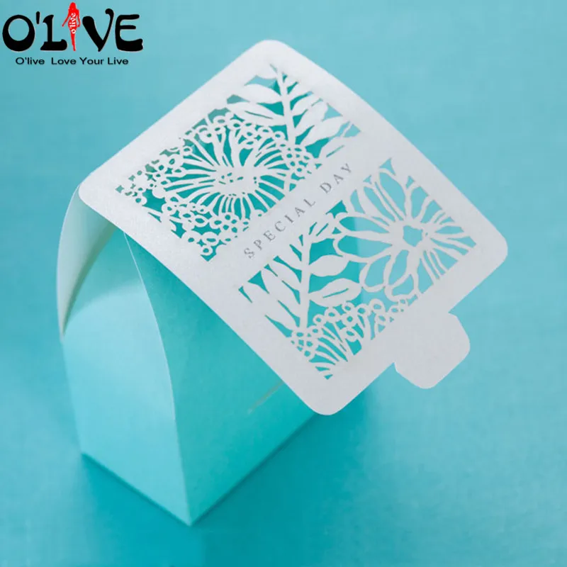 50 шт. романтическая синяя Свадебная коробка Подарочная для конфет детского