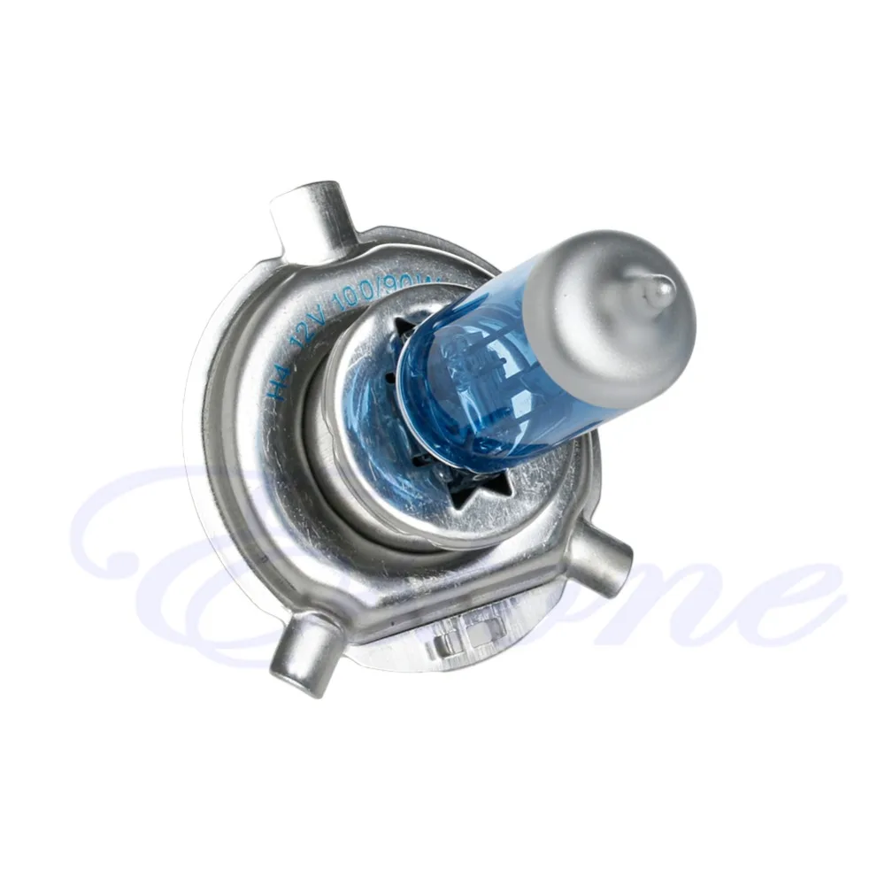 

2Pc H4 100W Light Bright White Car Headlight Bulbs Lamp 12V 5000K Halogen Bulb