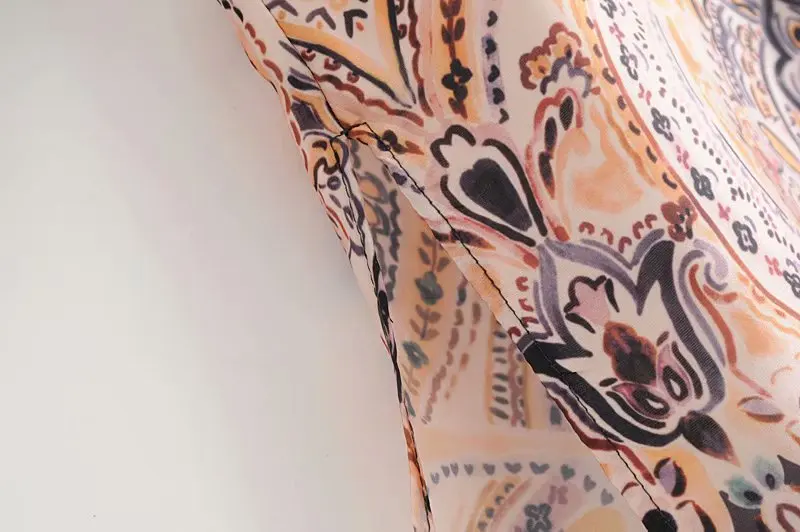 Flabbit Женские винтажные Длинные рукава суд print shirtdress свободные прямые платье дамы