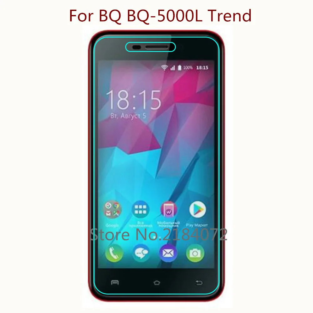 Защитное стекло для экрана телефона 9H 2.5D BQ BQ-5000L Трендовое закаленное смартфона