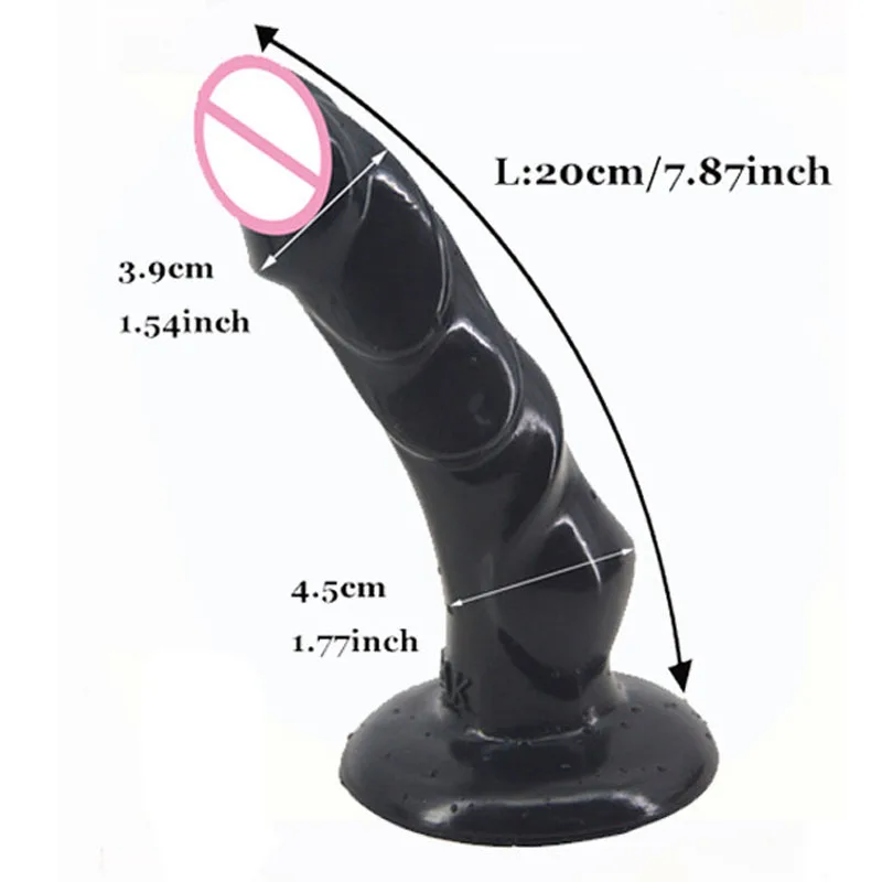 Реалистичный фаллоимитатор FAAK присоска рифленая фотография взрослые секс