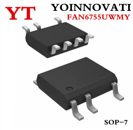 10 шт./лот FAN6755UWMY FAN6755UWM вентилятор 6755U FAN6755 SOIC-7 |