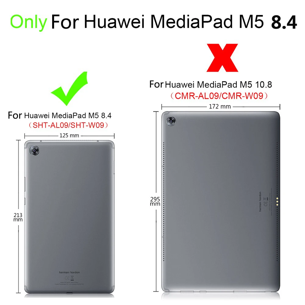 Чехол из крокодиловой кожи для Huawei Mediapad M5 8 4 дюймов SHT W09 чехол планшета откидной