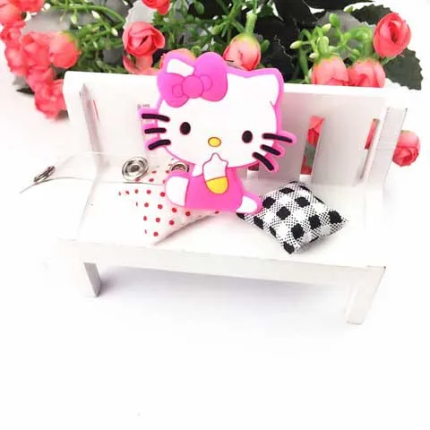 Porta Gafete Микки Pull Credenciales Porta Credencial стежка силиконовая вытяжная стежка Пряжка Микки различные пряжки бейджа Держатель 1C - Цвет: 5