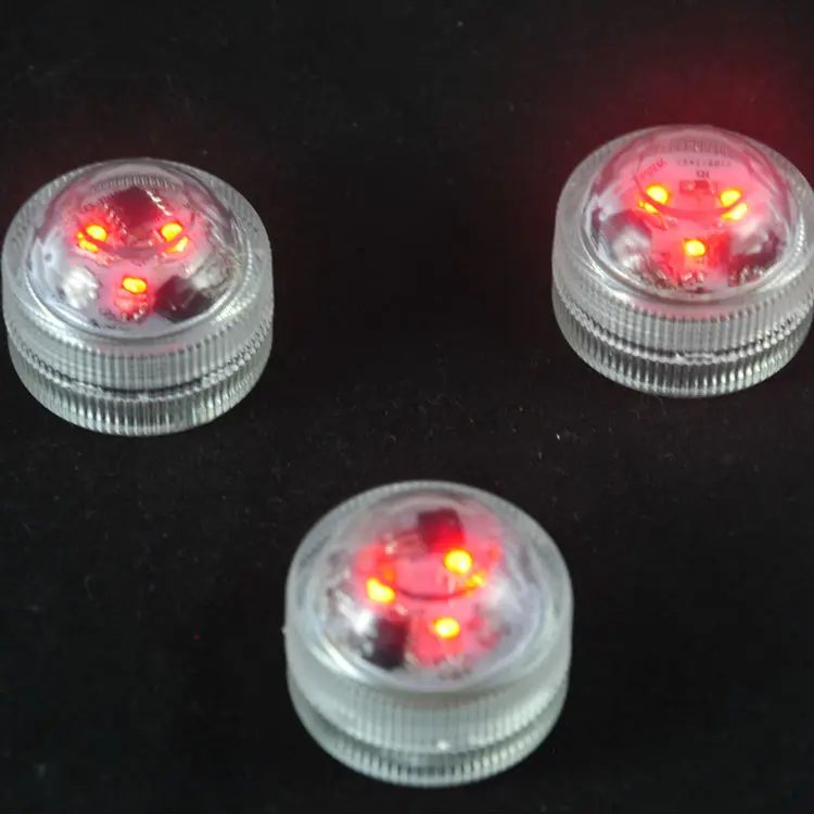 3smd тройной светодиодный погружной чайный светильник с дистанционным
