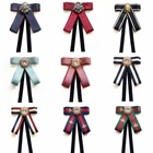 Женский галстук-бабочка, профессиональный галстук-бабочка со стразами