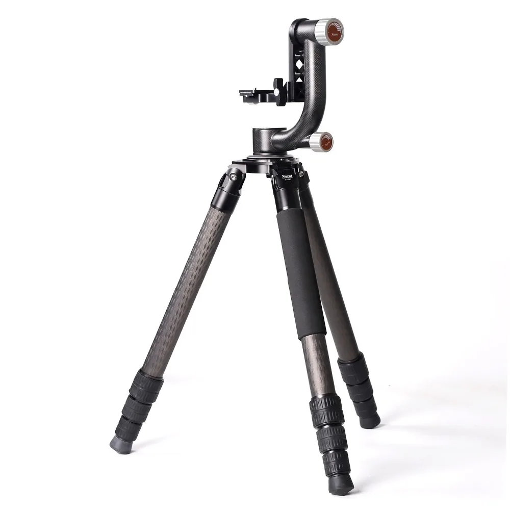 XILETU XGH-1 Pro сверхмощный карданный штатив из углеродного волокна Стабилизатор главный быстросъемная пластина для телеобъектива фотографии птицы