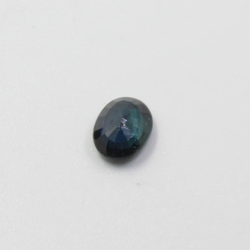 Chinese midnight blue sapphire loose gemstone 0.8 ct 5 mm * 7 real natural sappire for gold jewelry maker | Украшения и