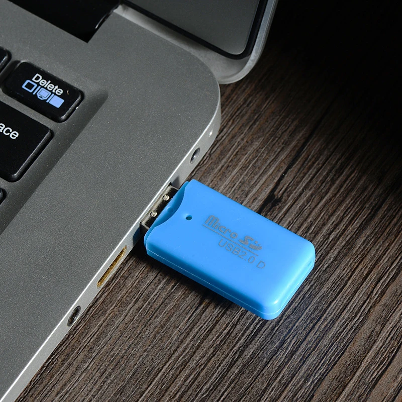 Высокое качество мини USB 2 0 кардридер для Micro SD карты TF адаптер Plug and Play цветной