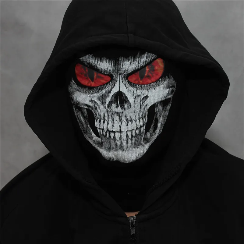 Grim Reaper ажурная маска пламя глаза Скелет Череп зимняя Балаклава Призрак теплые