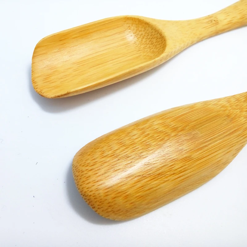 Японском стиле минималистский бамбук Чай лопатой Essential ложка Китайский Kongfu