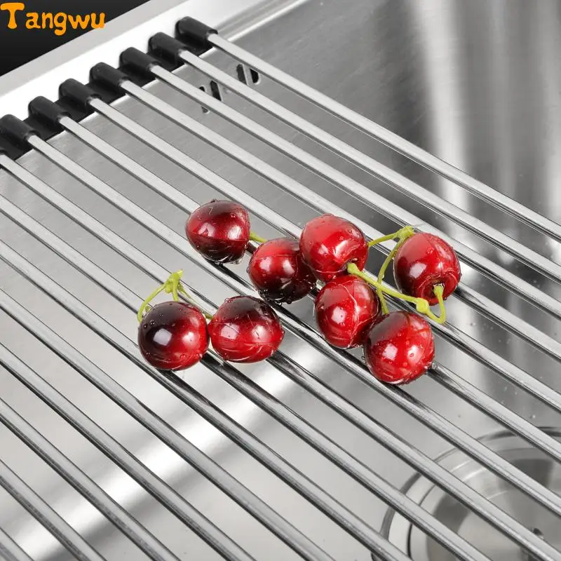 Кухонные раковины Tangwu Kitchen 304 из нержавеющей стали встраиваемая проволочная