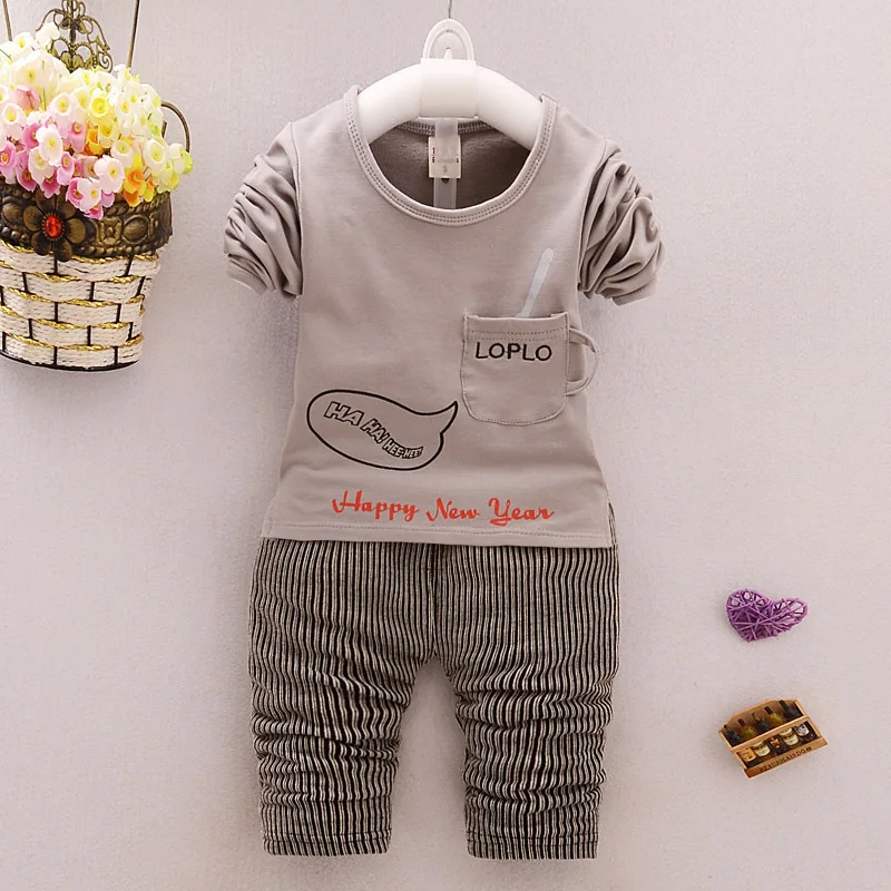 

Hot Spring Autumn Explosion Tide Boy and Girls Cotton Gentleman Suit Baby Clothing 0-4 Ages Free Shipping
