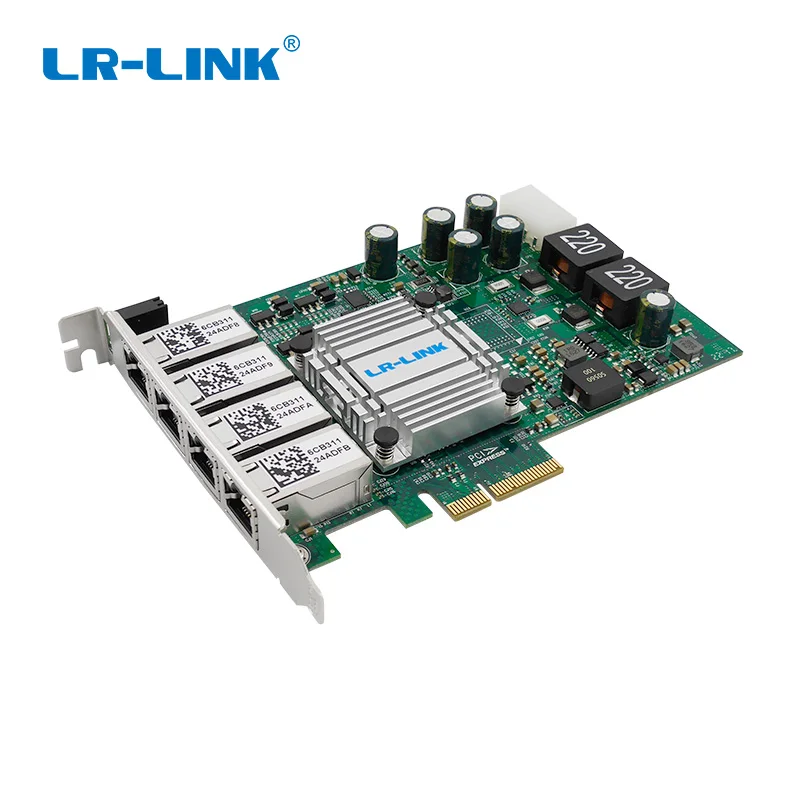 Устройство видеозахвата LR Link 9724HT POE + Gigabit Ethernet четырехпортовый разъем PCI Express RJ45
