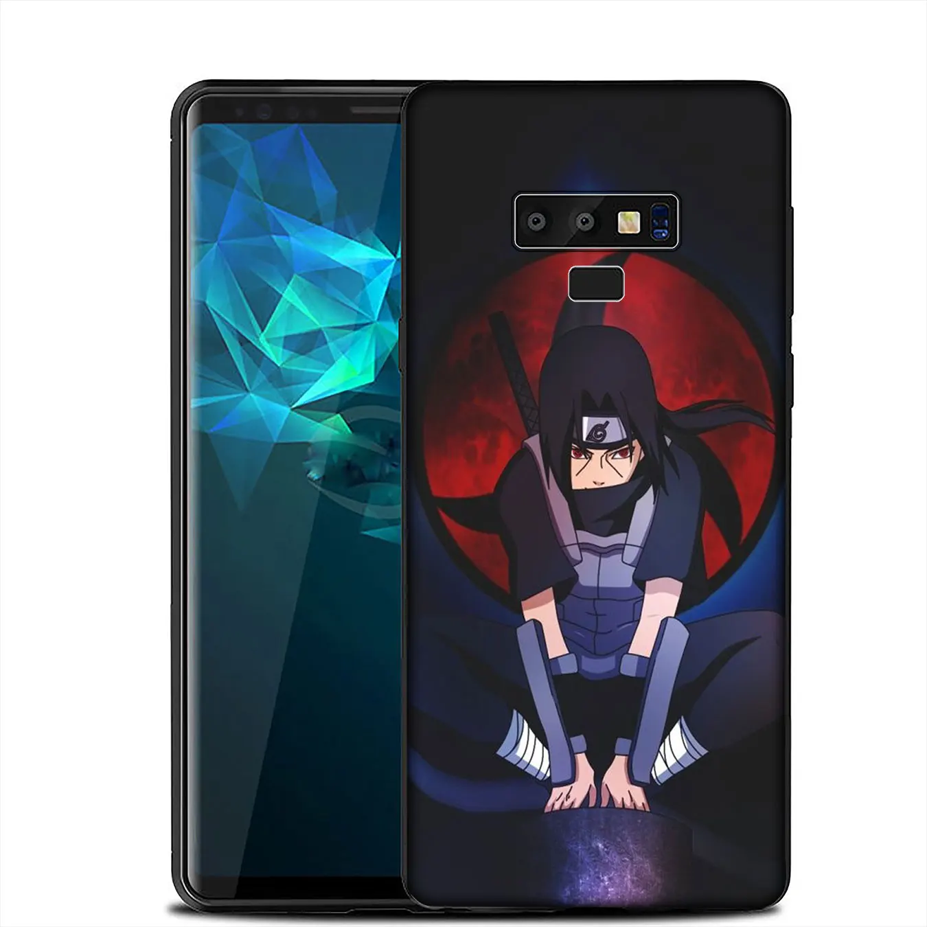 IYICAO Naruto Uchiha Itachi Sasuke Soft Cover Case for Samsung Galaxy A6 A9 A8 A7 2018 A3 A5 2016 2017 Note 9 8 10 Plus Lite |