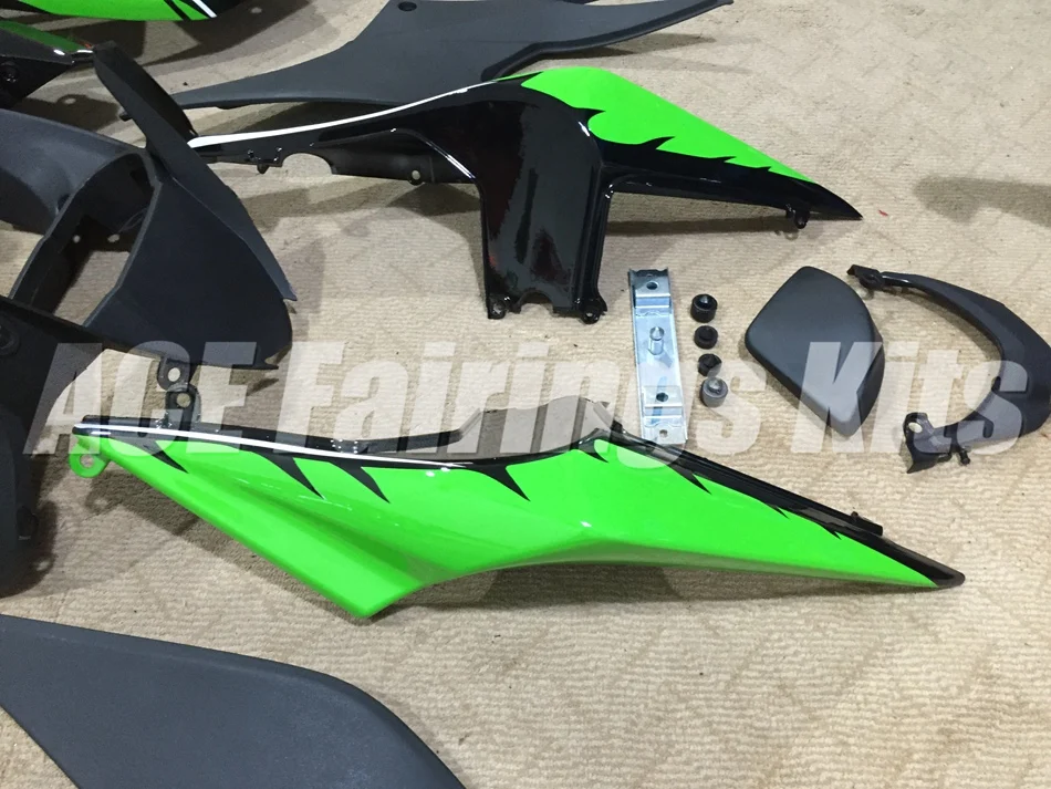 Комплект обтекателей ABS для Kawasaki Ninja 250R EX250 ZXR250 2008- 08 09 10 11 12 13 14 15 набор обтекателей(литьевая форма