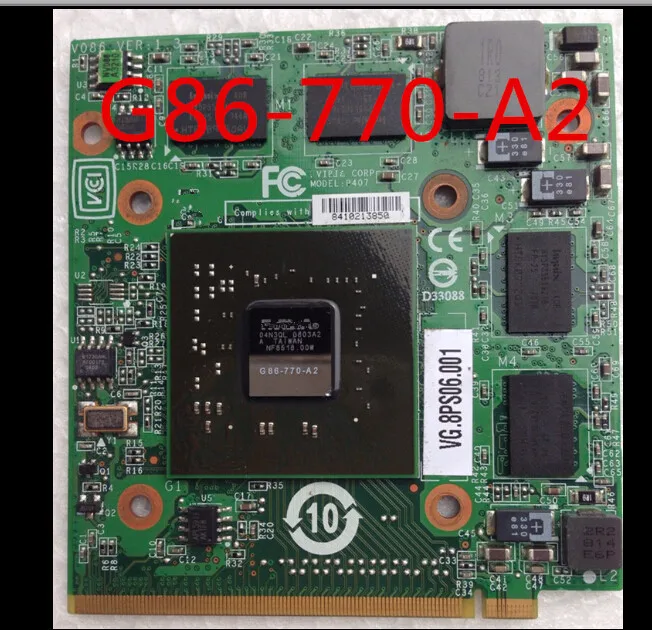 Для Acer Aspire 5920G 5520 5920 VG.8PS06.001 8600 8600M GS G86-770-A2 256MB видеокарта тестирования 100% |