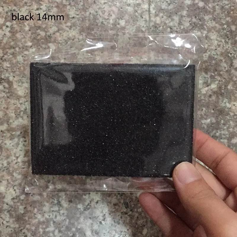 black 14mm Чистый хлопок 1 шт. губка волшебный горшок для мытья окон щетка для удаления наждачной губки для удаления ржавчины кухонные принадлежности - Цвет: black 14mm