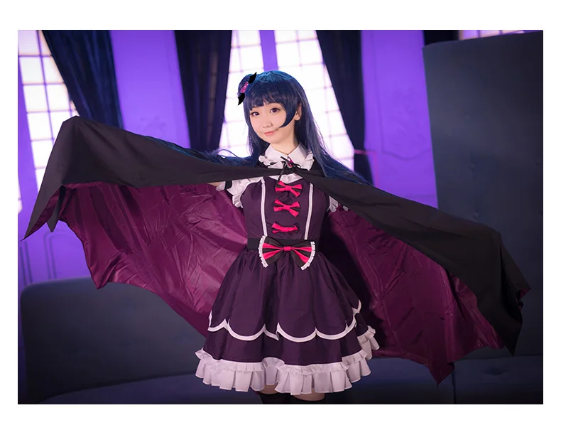 Аниме LoveLive! Солнечном свете! Love Live Sunshine Aqours Tsushima Yoshiko Косплей Костюм падший ангел