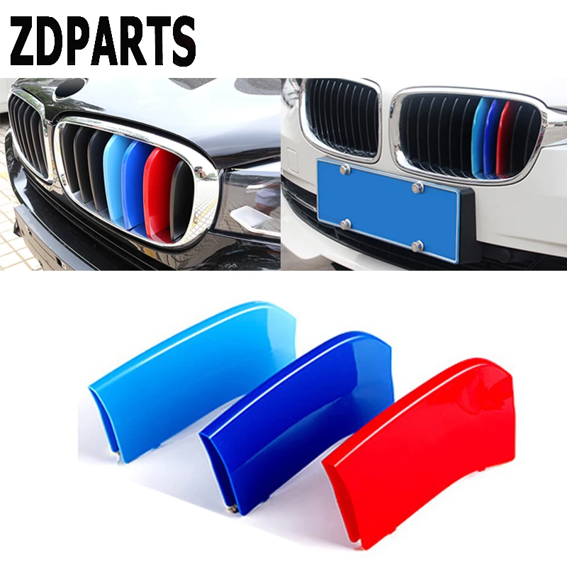 ZDPARTS 3pc Car Accessories Front Grille Trim Sport Strips Cover Stickers For BMW X1 F48 E84 X3 F25 X5 F15 E70 X4 F26 X6 E71 F16 |