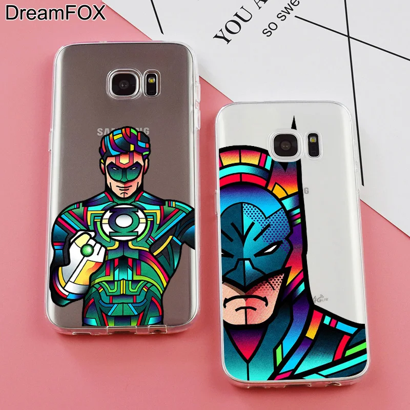 DREAMFOX L300 Новый супер герой Мягкий ТПУ силиконовый чехол для samsung Galaxy Note S 7 8 9 10 10e 11 11e