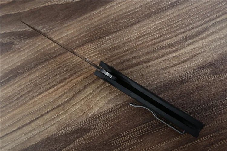 RIUU Brand C195 Carbon fiber Handle D2 blade ball Bearing folding camping hunt outdoor survival pocket EDC tool kitchen knife |