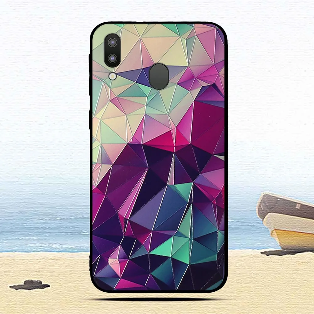 Чехол для samsung Galaxy M20 с кошкой из мультфильма, милый чехол для мобильного телефона, защитный чехол для samsung M 20, защитный чехол s Fundas - Цвет: 7
