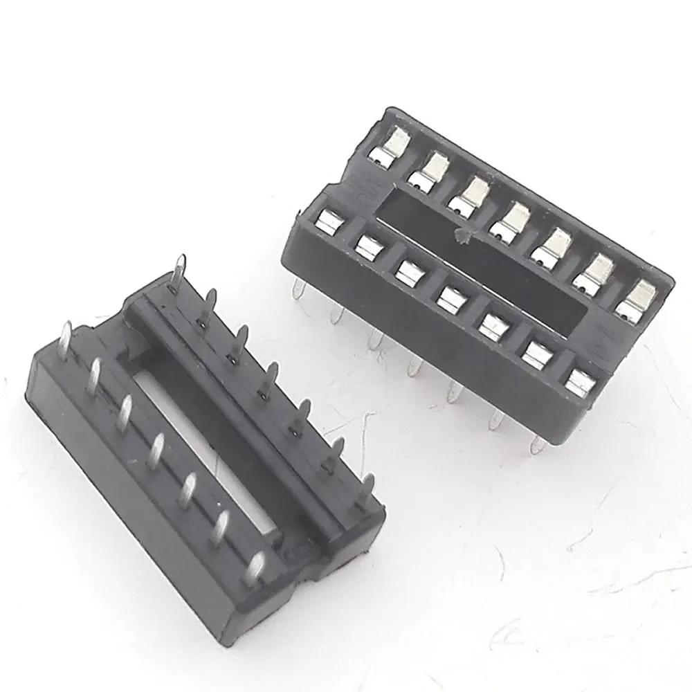 10 шт./лот 14pin pin DIP IC розетки адаптер паяльный тип Новинка|Соединители| |