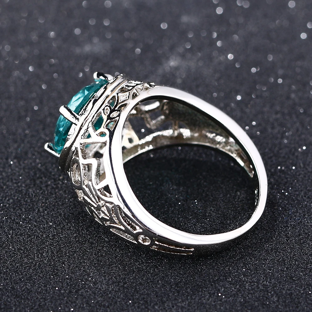 Bague Ringen, Ретро стиль, 925 пробы, серебро, создано, александрит, драгоценный камень, кольца для женщин, вечерние, юбилей, хорошее ювелирное изделие, кольцо