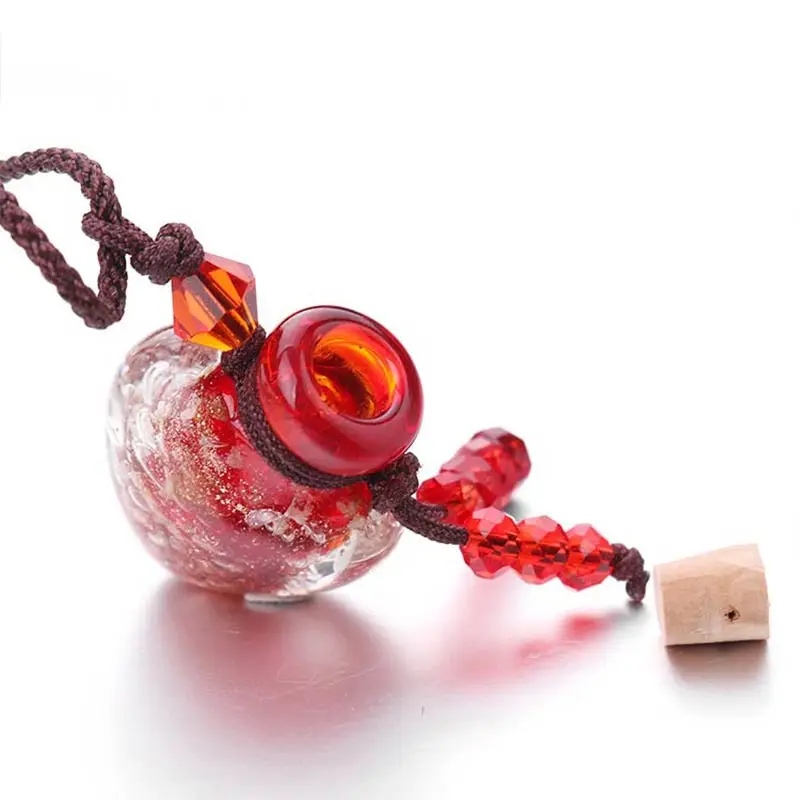 Soul Pendant Necklace mini urn heart pet cremation urns memorials urna cinerary Lampwork Glass Bottle For Dogs cats bird | Дом и сад