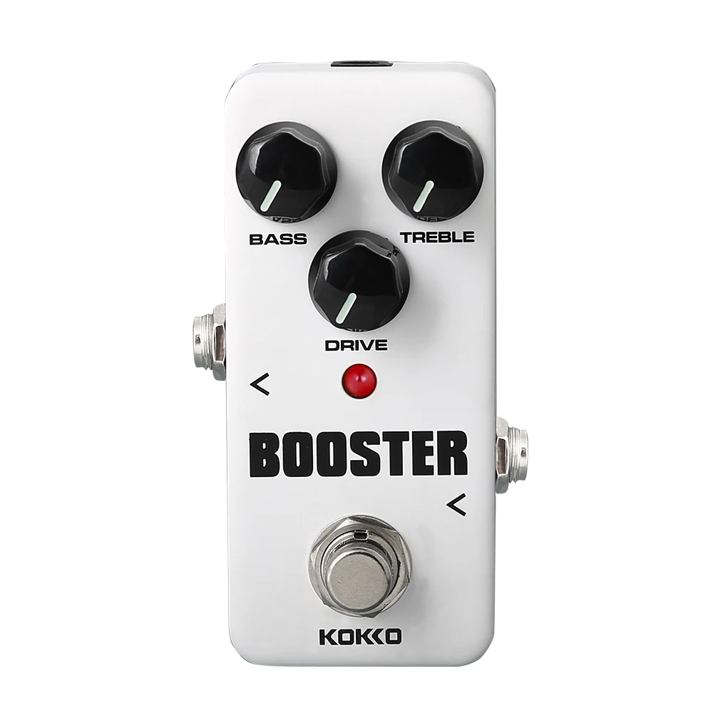 

Kokko Booster Guitar Pedal Electric Guitar Effects True Bypass Bass Treble Drive Controls
