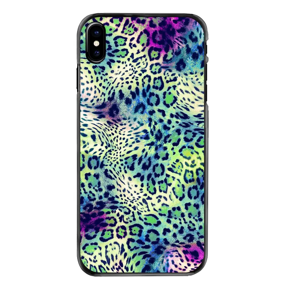 Covers For iPhone 4 4S 5 5S 5C SE 6 6S 7 8 Plus X XR XS Max iPod Touch Brown Gold Yellow Pastel Leopard Animal Art Print |