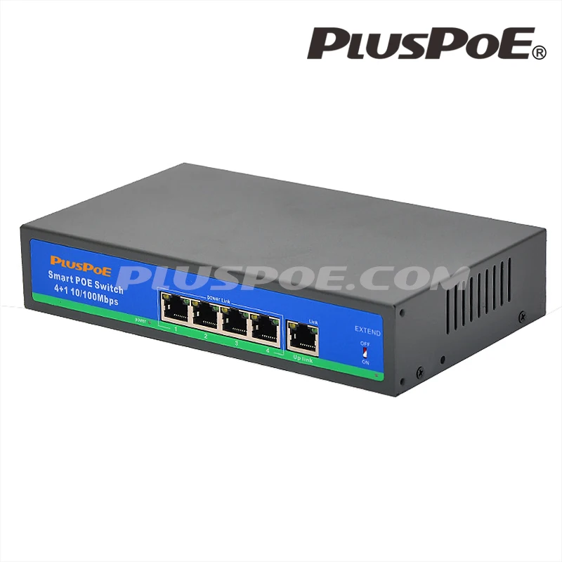 

5ports PoE Switch injector Adapter with 4 Ports PoE 65 watt Active IEEE802.3af/at Power over Ethernet