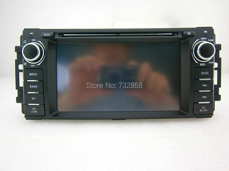 Двойной din Dvd-плеер Автомобиля для JEEP Compass С автомобильный мультимедийный