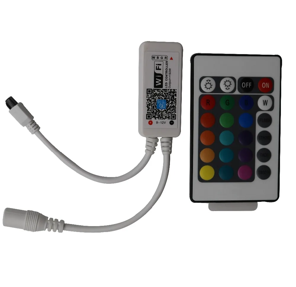 Волшебный дом Wifi APP LED RGB / RGBW управление ler DC12V MIni + 24 Ир ключ дистанционное для