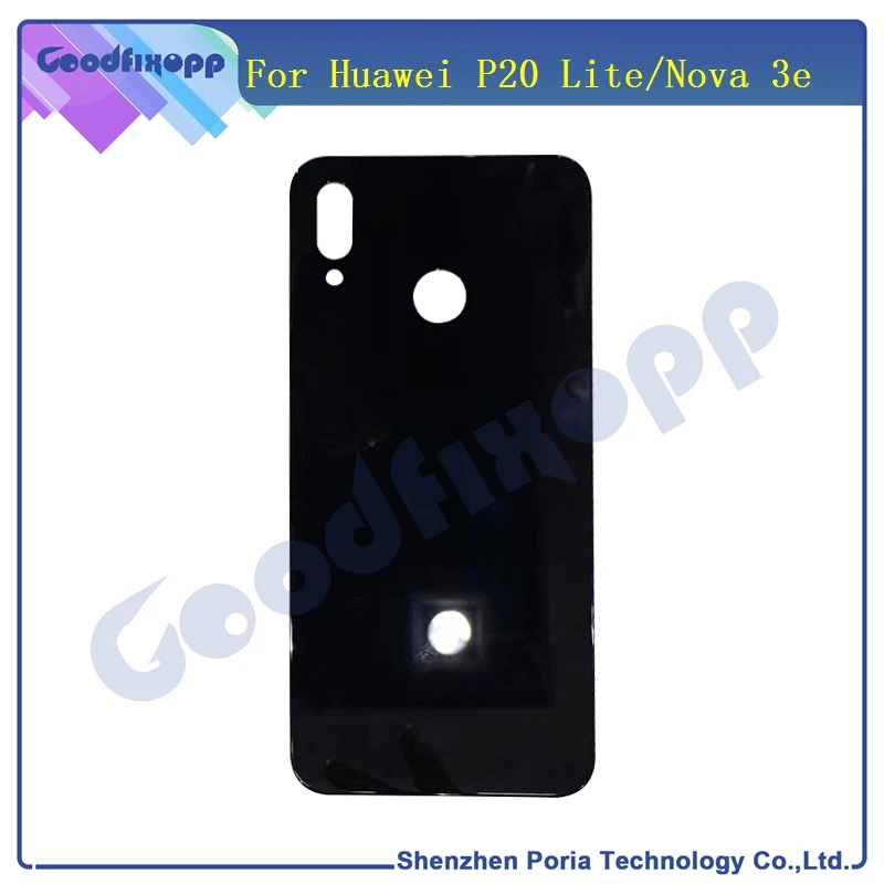 Крышка батарейного отсека для Huawei P20 Lite/Nova 3e стеклянная задняя крышка запасные
