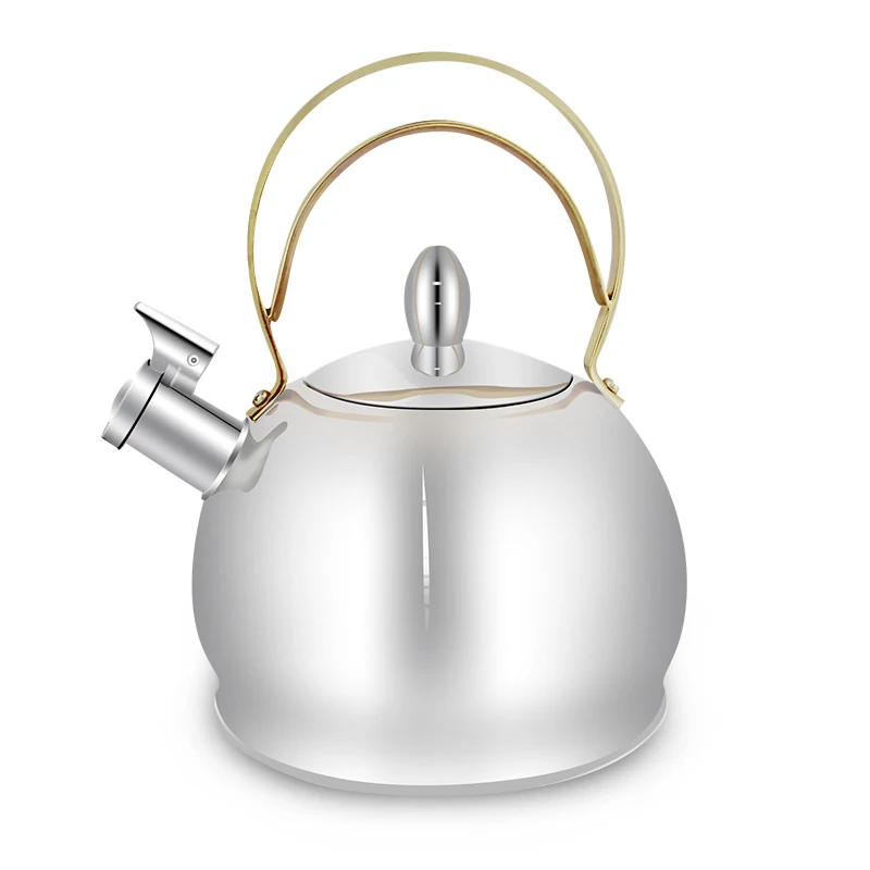 

whistling kettle pot 2500ml Stainless steel thick kettle water gas large capacity kettle whistle general teaports