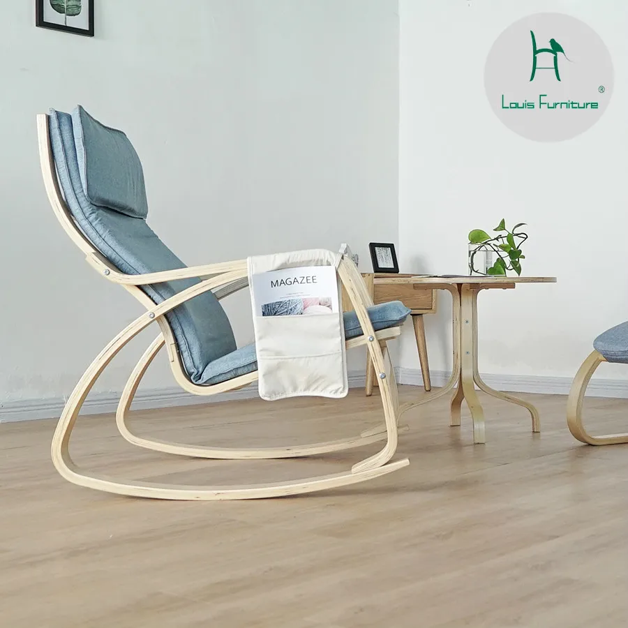 

Louis Fashion Chaise Lounge Rocking Laziness Sofa Balcony Chair Leisure