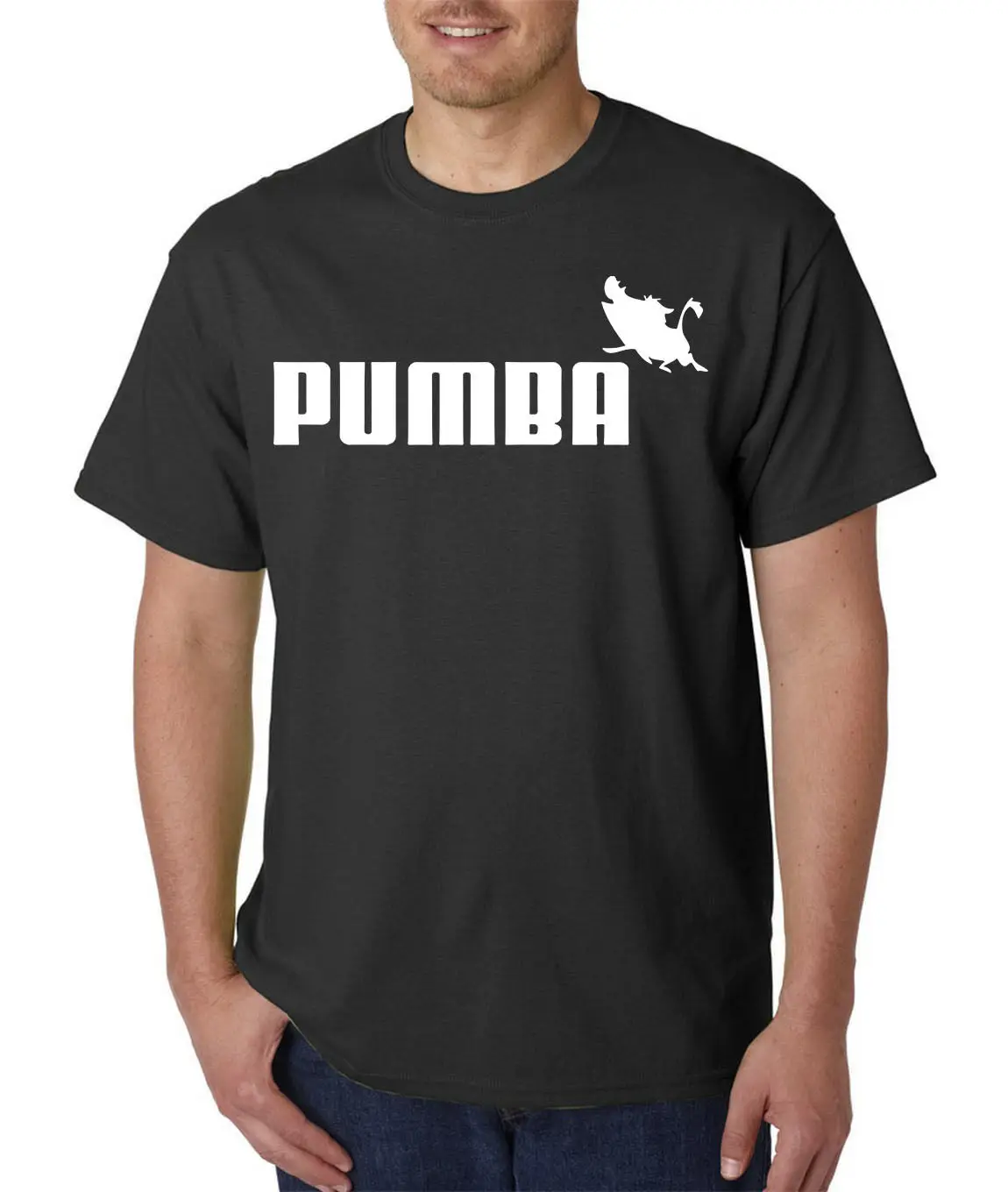 Фото Pumba Футболка-пародия забавная Pumbaa & Timon Simba Летняя мужская модная футболка Pumba Футболка-пародия забавная Pumbaa & Timon Simba Летняя мужская модная футболка