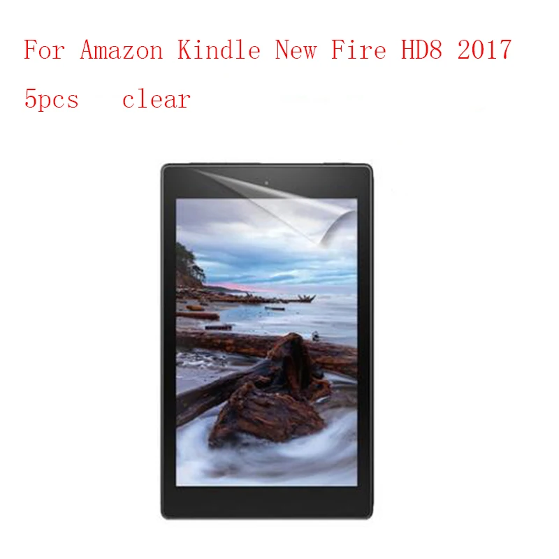 Прозрачная защитная пленка для ЖК экрана Amazon Kindle New Fire HD8 2017 Взрывозащищенная