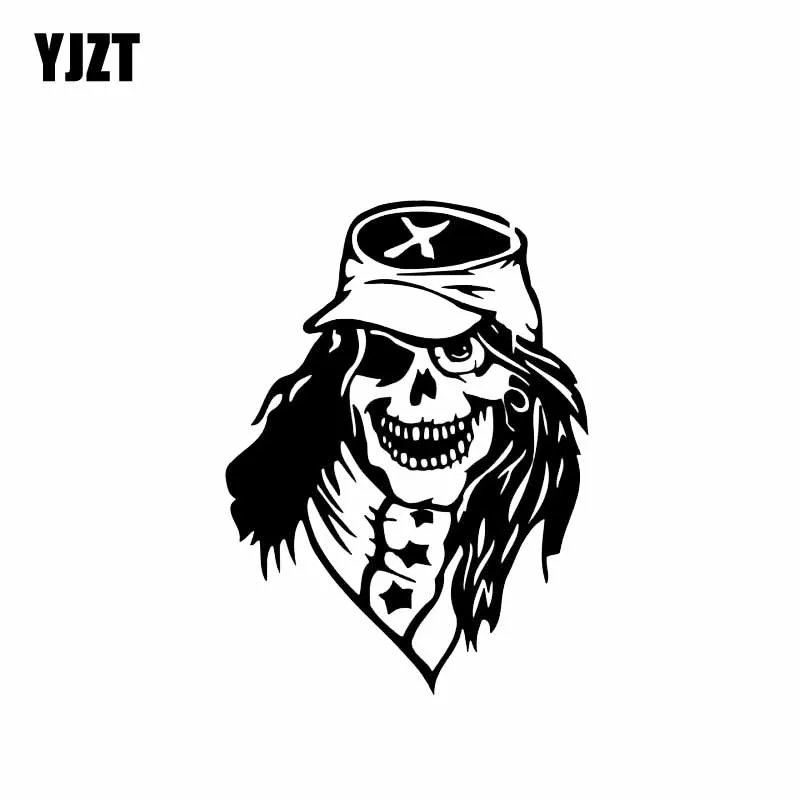 YJZT 9 1*12 4 см солдат Death Skull крутая мода покрытие тела наклейка воин