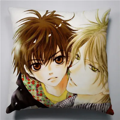 Красный Аниме Манга SUPER LOVERS 40x40 см наволочка чехол для подушки сиденья постельное белье 002 - Цвет: Красный
