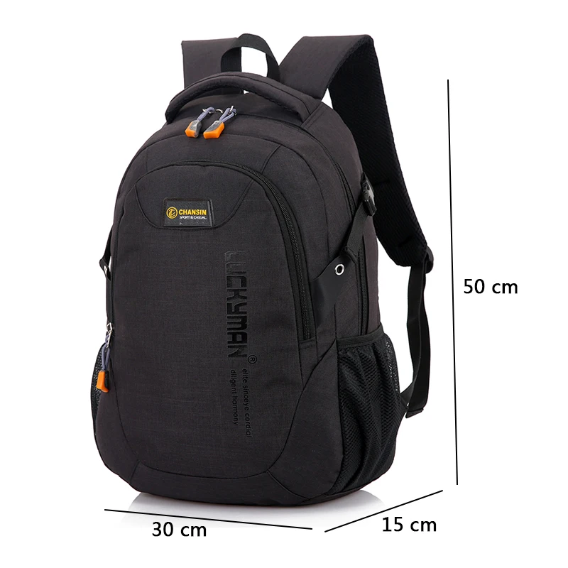 new fashion mens backpack bag male polyester laptop backpack computer bags high school student college students bag male free global shipping